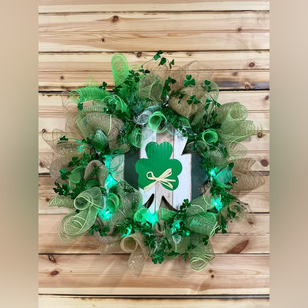 St Patricks Day Wreath